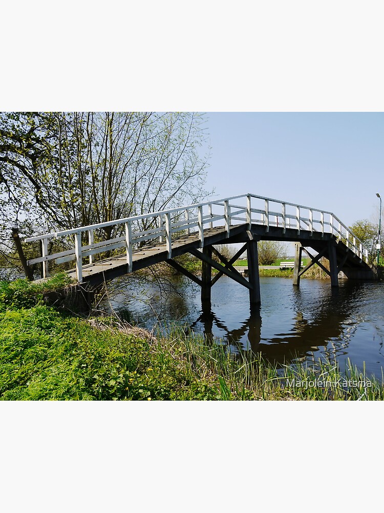 Footbridge over the Gein by marjoleink