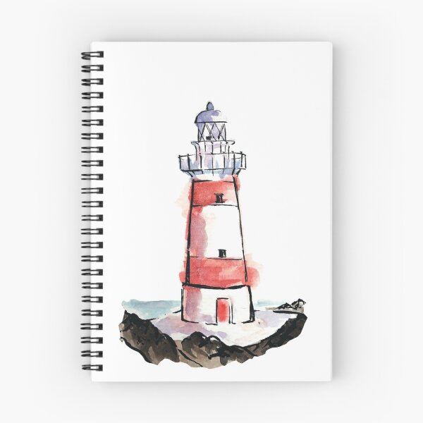 Item preview, Watercolor Light House designed and sold by ywen.