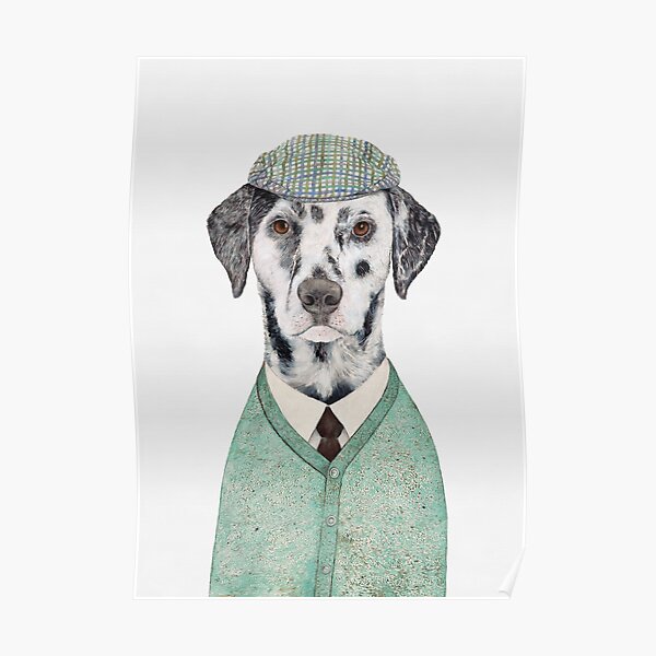 Dalmatian Mint Poster