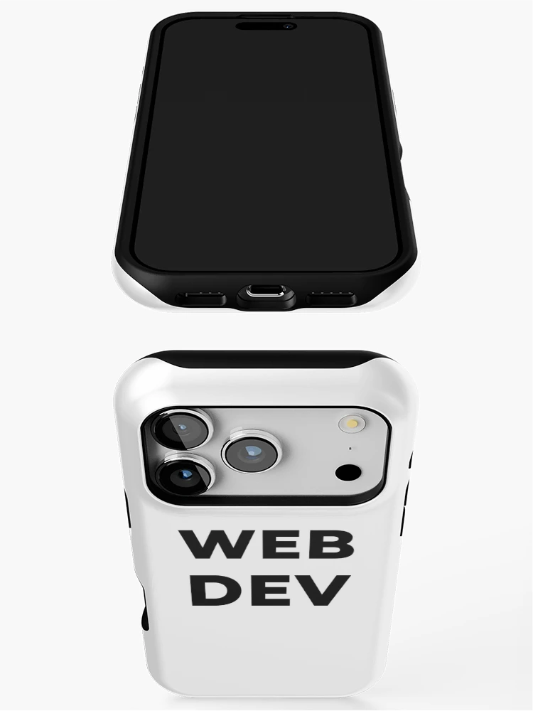 Thumbnail 3 of 4, iPhone Case, Web Dev (Inverted) designed and sold by developer-gifts.