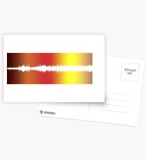 2001: Eine Weltraum-Odyssee | Soundwave Art Postkarten