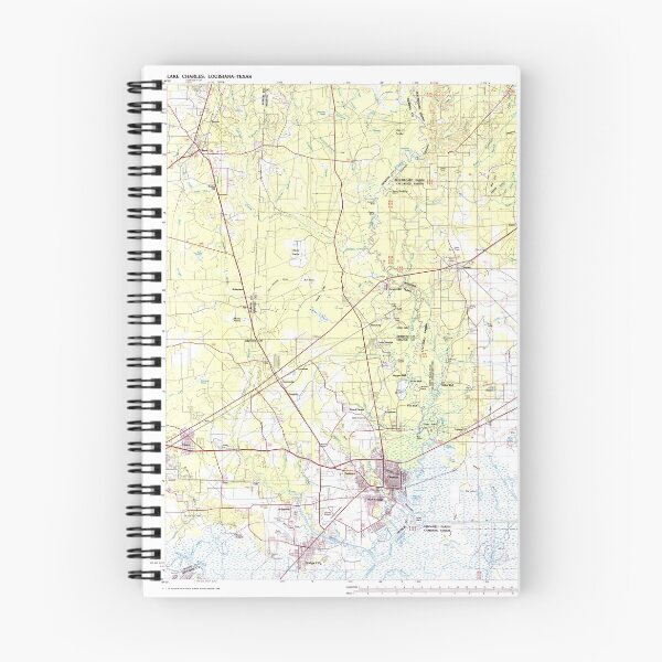 Item preview, USGS TOPO Map Louisiana LA Lake Charles 335168 1986 100000 designed and sold by WetdryvacRB01.