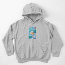 Skull Ice Cream Cone Kids Pullover Hoodie