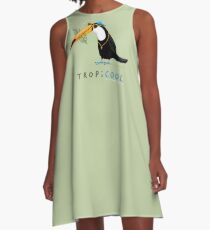 Vestido acampanado Tropicool