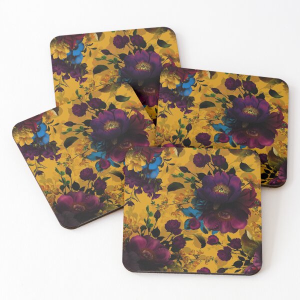 Item preview, Moody florals - Mystic Botanical Night Garden 8  designed and sold by UtArt.