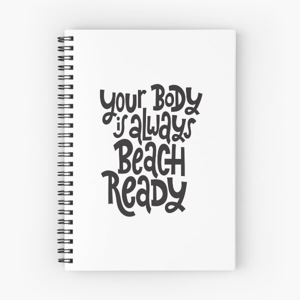 Item preview, Your Body Is Always Beach Ready Inspirational Quotes designed and sold by ProjectX23.