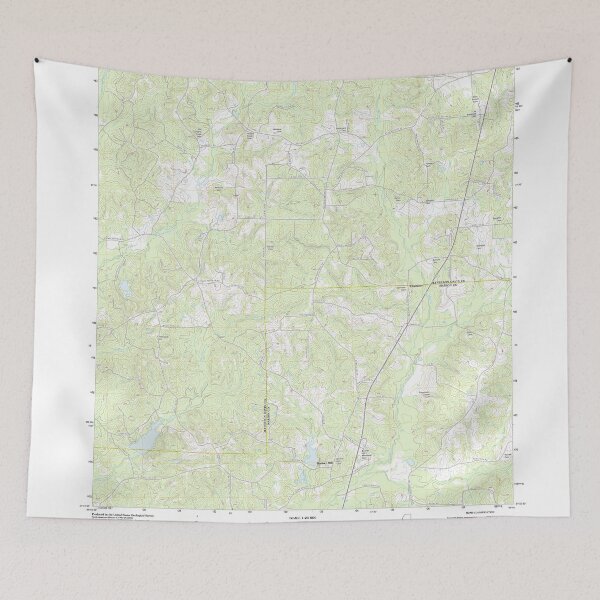 Item preview, USGS TOPO Map Mississippi MS Bunker Hill 20120507 TM designed and sold by WetdryvacRBO2.