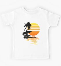 Surfing Sunrise Kids Tee