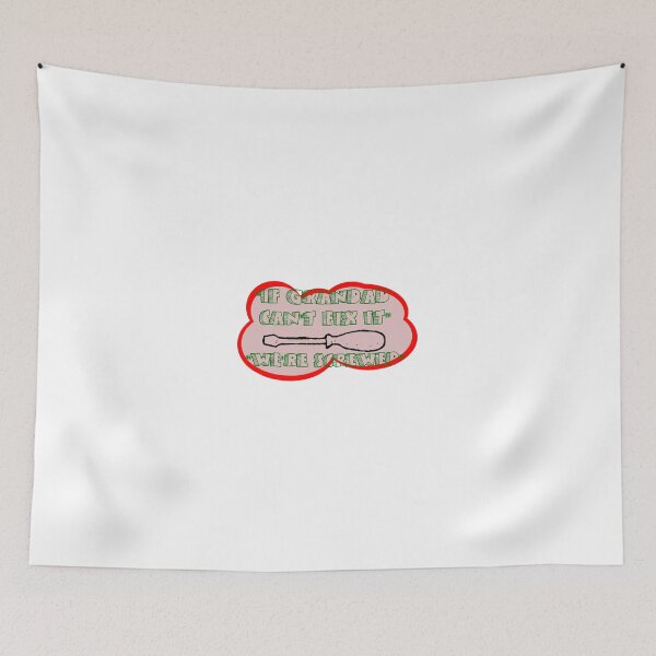 Item preview, If Grandad can't fix it, we're screwed - Baby announcement, clever grand father designed and sold by NumbTs.