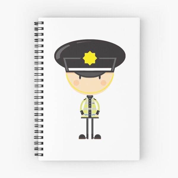 Item preview, Cartoon British Policeman Emergency Services Illustration designed and sold by MurphyCreative.