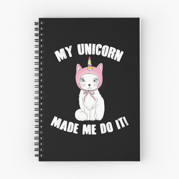 Item preview, My Unicorn Made Me Do It Shirt - Funny Catcorn Kittycorn Tee designed and sold by marcocouto.