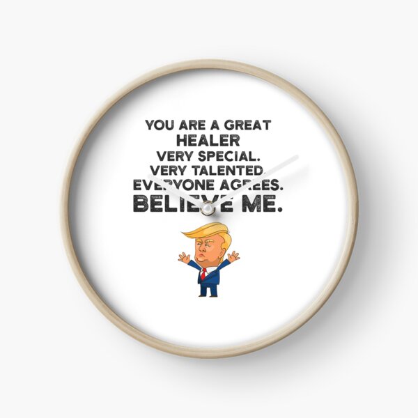 Healer Funny Trump Clock