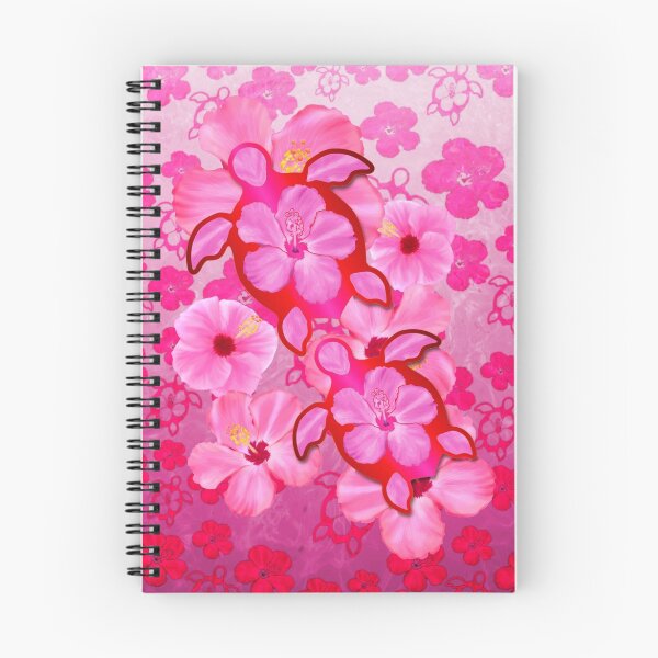 Item preview, Pink Hibiscus And Honu Turtles designed and sold by BailoutIsland.