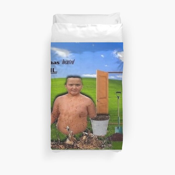 gibby has located soil Duvet Cover