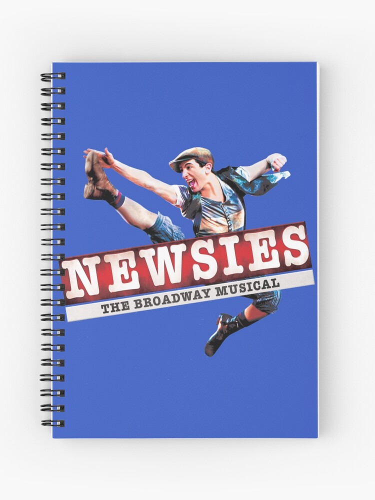 Newsies Tour Logo Spiral Notebook By Amscraypunk Redbubble
