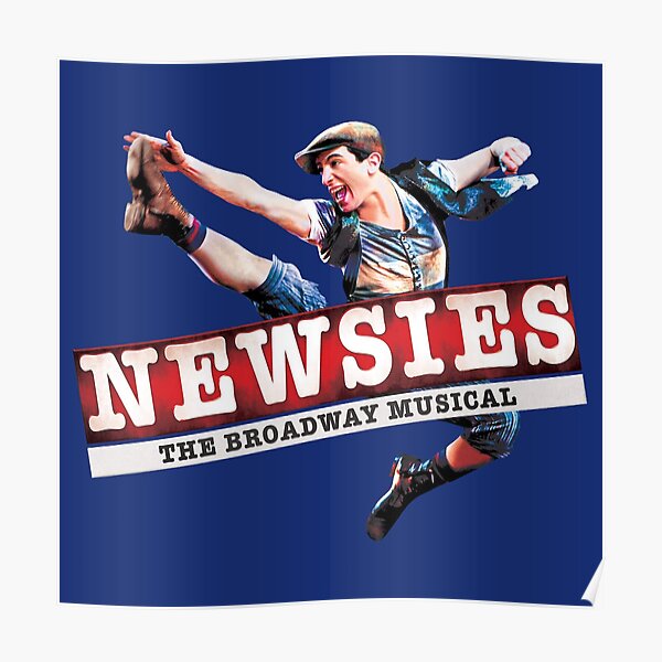 Newsies Drawing Logo Poster By Amscraypunk Redbubble