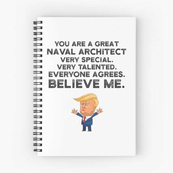 Item preview, Naval Architect Funny Trump designed and sold by UneDesigns.