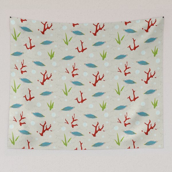 Item preview, Blue Fish Reef designed and sold by Devon Menuez.