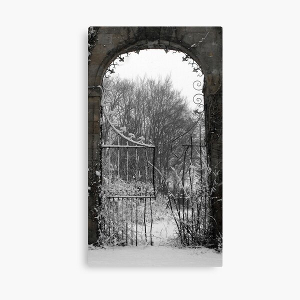 Snow arch in scotland Canvas Print