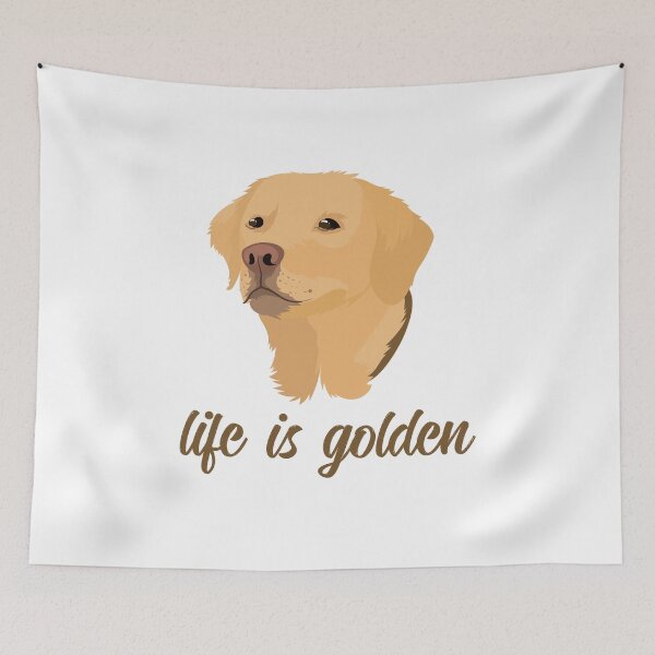 Item preview, Dog Speaks Golden Life designed and sold by René Gudenrath.