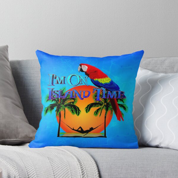 Item preview, Island Time And Parrot designed and sold by BailoutIsland.