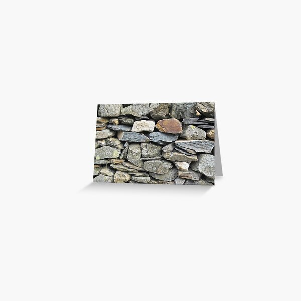walls of Wales Greeting Card