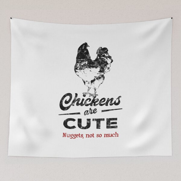 Item preview, Funny Vegan Chicken  designed and sold by RiffXS.