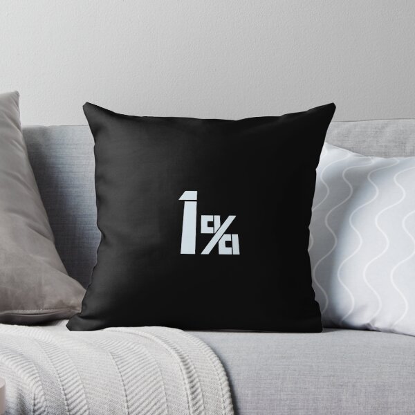 1% Mob Psycho 100 Throw Pillow