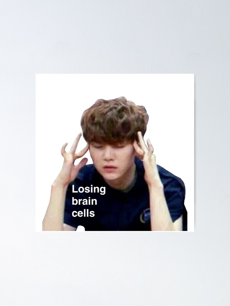 Poster Min Suga Meme Bts De Chimchirim Redbubble