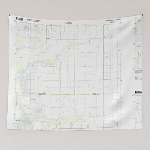 Item preview, USGS TOPO Map Louisiana LA Lake Charles SW 20120329 TM designed and sold by WetdryvacRB01.