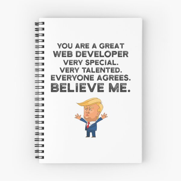 Item preview, Web Developer Funny Trump designed and sold by UneDesigns.
