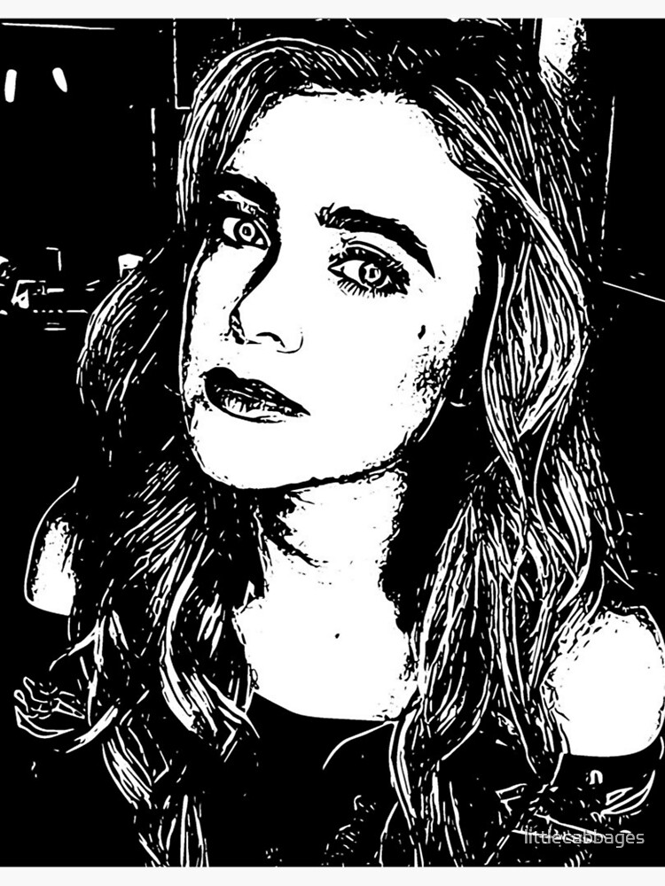 Melissa Roxburgh noir et blanc modifier Poster