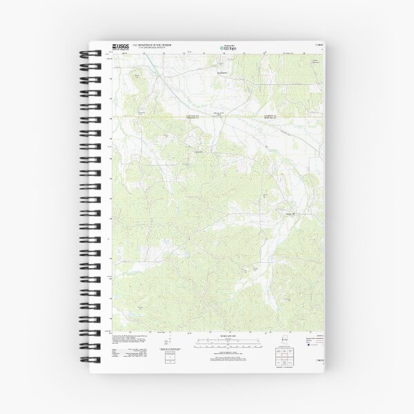 Item preview, USGS TOPO Map Mississippi MS Cadaretta 20120424 TM designed and sold by WetdryvacRBO2.
