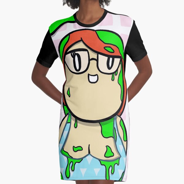 PB & Green Slime Graphic T-Shirt Dress