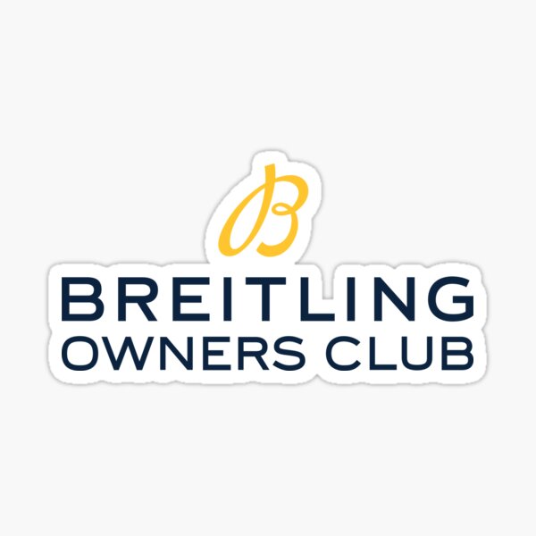 BOC Breitling Owners Club Sticker