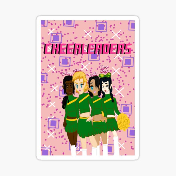 Cheerleaders - Grunge Sticker