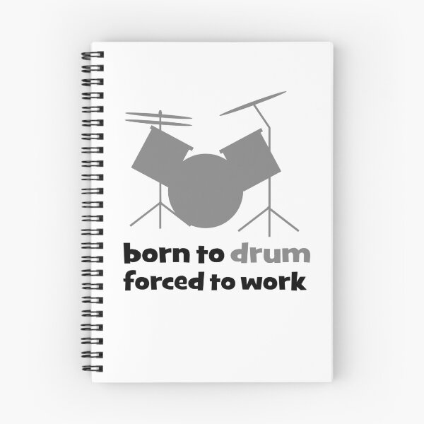Item preview, Born to drum forced to work designed and sold by Vectorqueen.
