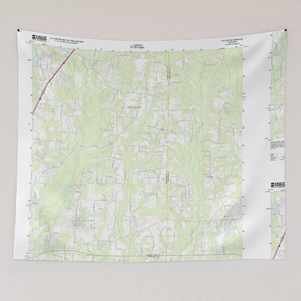 Item preview, USGS TOPO Map Mississippi MS Caesar 20120413 TM designed and sold by WetdryvacRBO2.