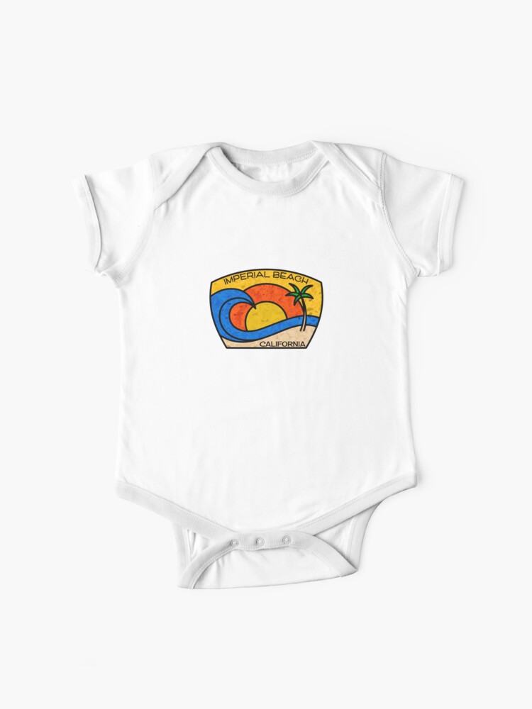 Swamis California Beach Sunset Surfer Baby Romper