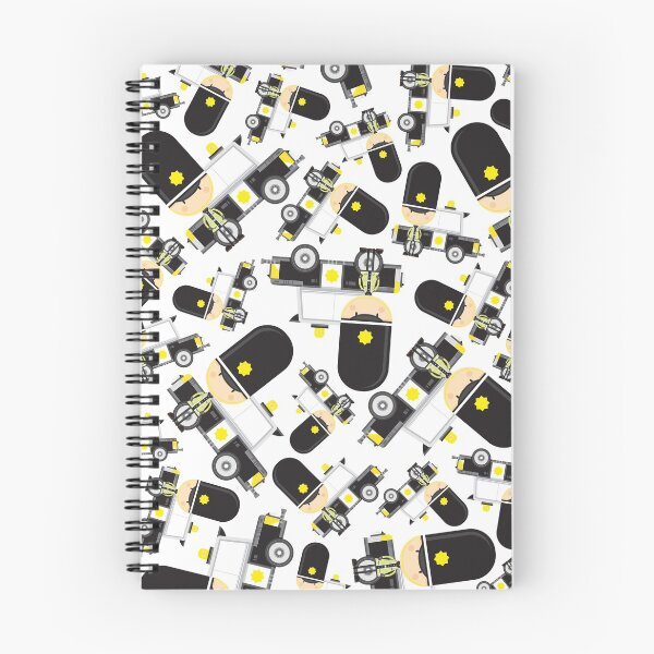 Item preview, Cartoon Policeman and Police Car Pattern designed and sold by MurphyCreative.