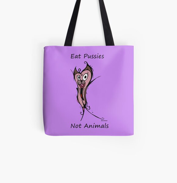 Miau All Over Print Tote Bag