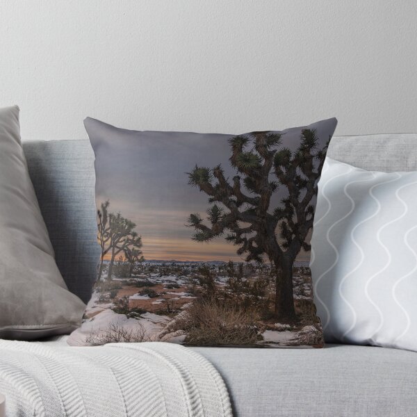 Item preview, Joshua Tree Winter Sunrise and Snow designed and sold by photosbyflood.