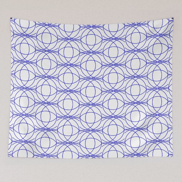 Item preview, Arcs in Blue designed and sold by EmblemThreads.