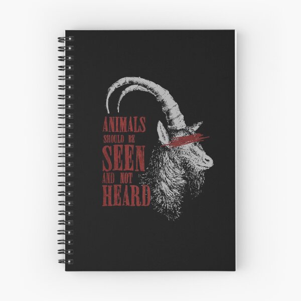 Item preview, Animals should be seen and not heard designed and sold by Theatre Thoughts.