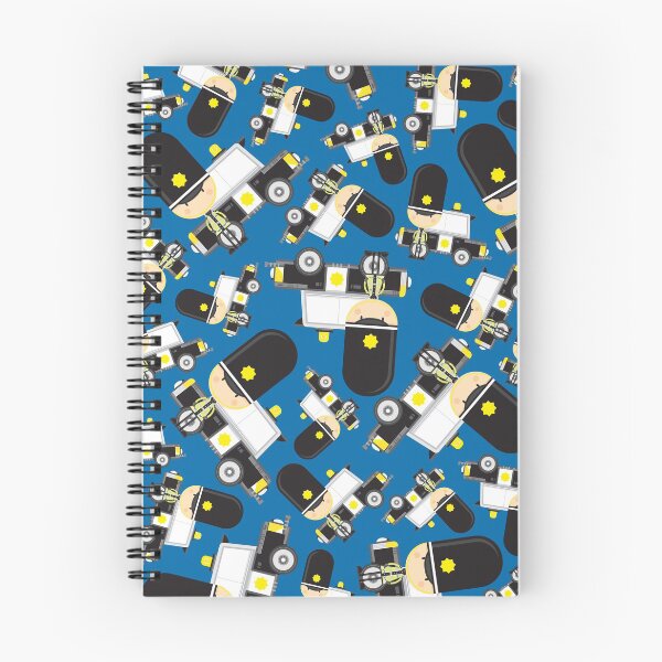 Item preview, Cartoon Policeman and Police Car Pattern designed and sold by MurphyCreative.