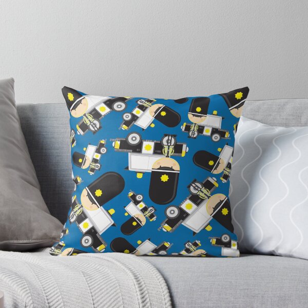 Item preview, Cartoon Policeman and Police Car Pattern designed and sold by MurphyCreative.