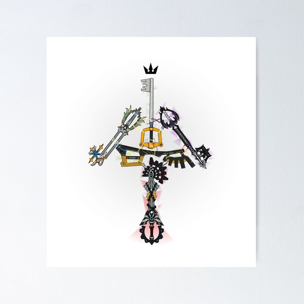 Vista previa del artículo con la obra «Sora's Path - Kingdom Hearts - Series- Keyblade», diseñado y vendido por andrea InkMoonStudio  petruzzi.