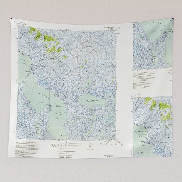 Item preview, USGS TOPO Map Louisiana LA Lake Decade 334728 1957 62500 designed and sold by WetdryvacRB01.