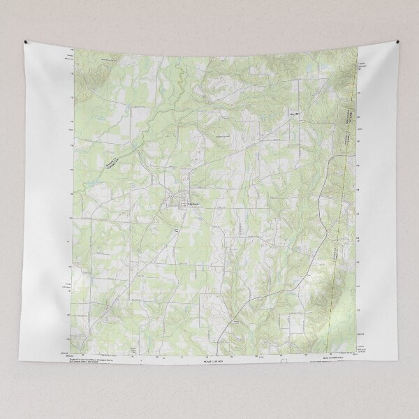 Artikelvorschau, USGS TOPO Karte Mississippi MS Caledonia 20120320 TM entworfen und verkauft von WetdryvacRBO2.