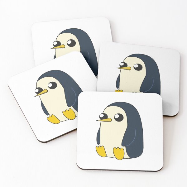 Item preview, AdventureTime™ – Gunter sitting and looking stoic but cute designed and sold by MEME-MERCH-com.